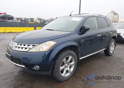 2007 Nissan Murano Se from USA, damaged, VIN JN8AZ08W97W633255